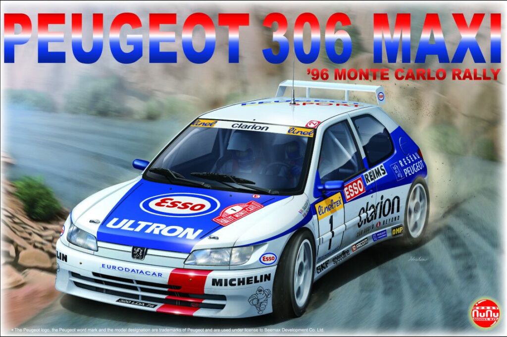 NUNU Peugeot 306 Maxi 1996 Monte Carlo 1:24 - NU-24009