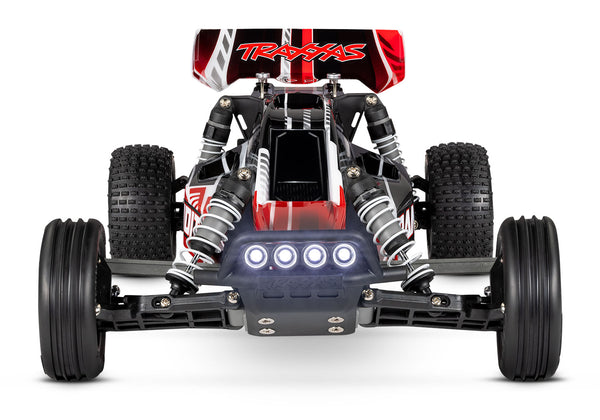 TRAXXAS BANDIT 2wd BUGGY Red/ Black w/ LED Lights, Battery & Charger 24054-61RBLK