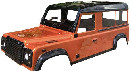 ABSIMA Land Rover D110 1:10 Crawler Clear Body Shell - AB2410061