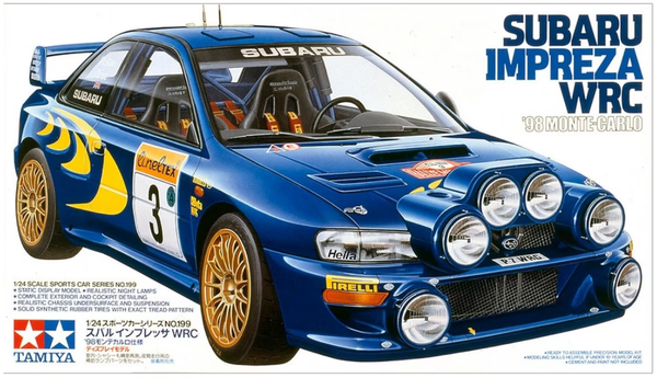 TAMIYA 1998 Monte-Carlo Subaru Impreza WRC 1:24 - T24199