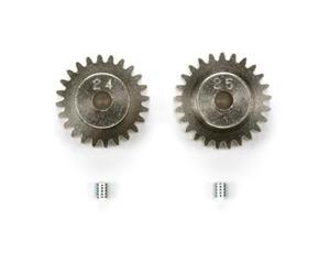 TAMIYA 24T & 25T 0.4P Pinion Gears w/ Allan Key - 53103