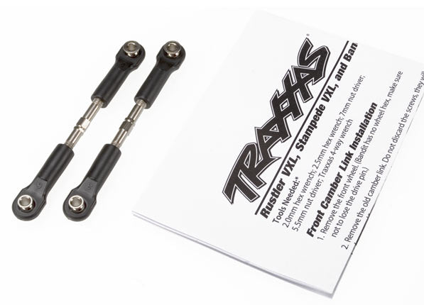 TRAXXAS 56mm Turnbuckles Camber Link w/ Rod Ends & Balls 2pcs - 2443