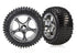 TRAXXAS Alias 2.2in Pin Tyres on Tracer Chrome Wheel Rear 2pcs - 2470R
