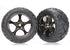 TRAXXAS Anaconda 2.2in Street Tyres on Tracer Black Chrome Wheel Rear 2pcs - 2478A