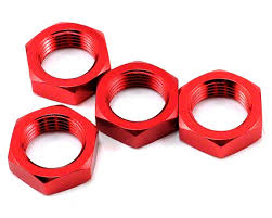 LOSI Serrated Red Wheel Nuts DB XL 4pcs - LOS252013