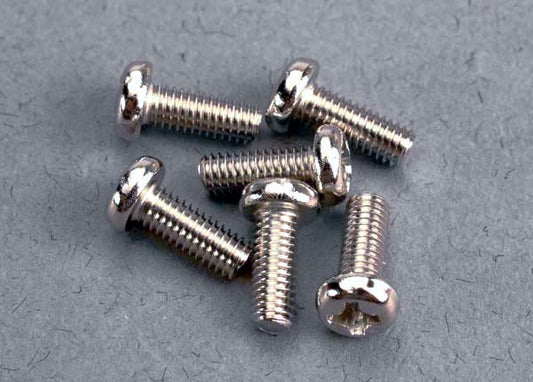 TRAXXAS 3x8mm Phillips Drive Pan Head Screws 6pcs - 2559