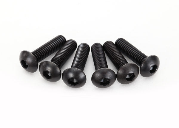 TRAXXAS 4x15mm Hex Drive Button Head Screws 6pcs - 2594