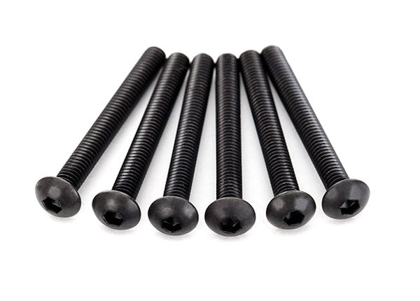 TRAXXAS 4x30mm Hex Drive Button Head Screws 6pcs - 2598X