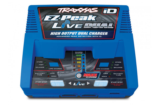TRAXXAS EZ-Peak Live Dual 200W Nimh/ Lipo Battery Charger - 2973A