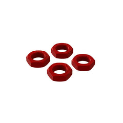 ARRMA 17mm Wheel Nuts Red Aluminium 4pcs AR310906 - ARA310906