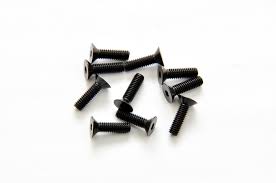 HOBAO 4x14mm Hex Drive Countersunk Head Screws 10pcs - HB-31414