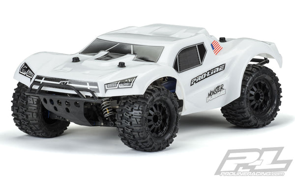 PROLINE Monster Fusion Bash Armour White Pre-Cut Body for Slash with 2.8 Tyres - PR3498-15