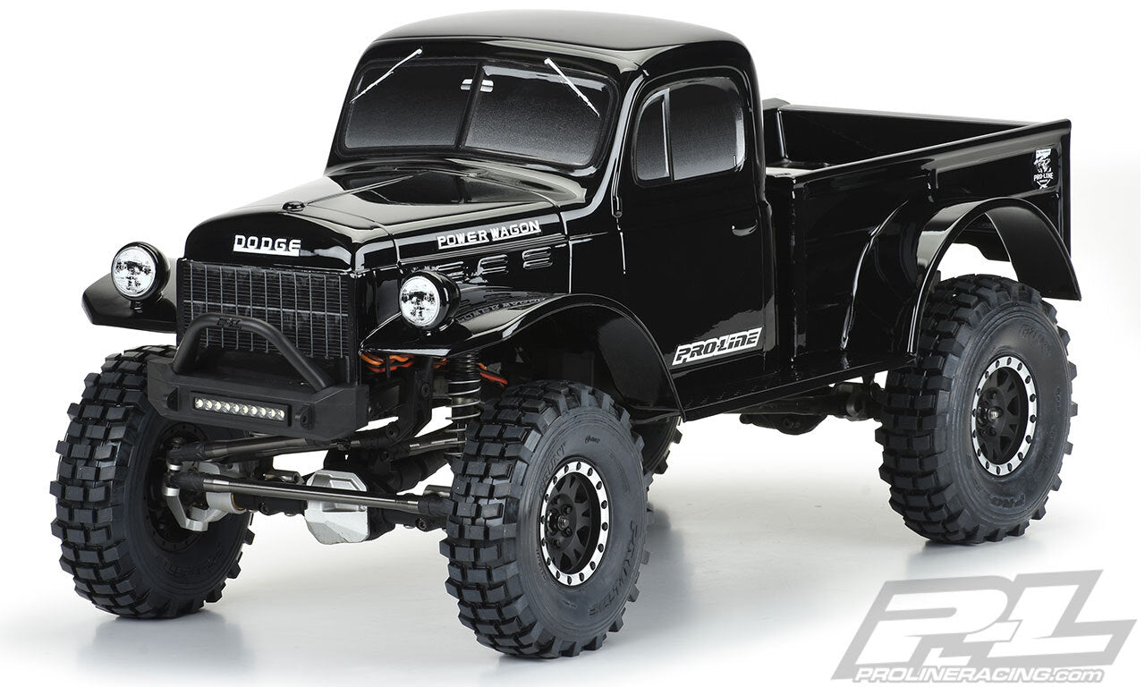 PROLINE 1946 Dodge Power Wagon Tough-Colour Black Body for 12.3in Crawler - PRO349918