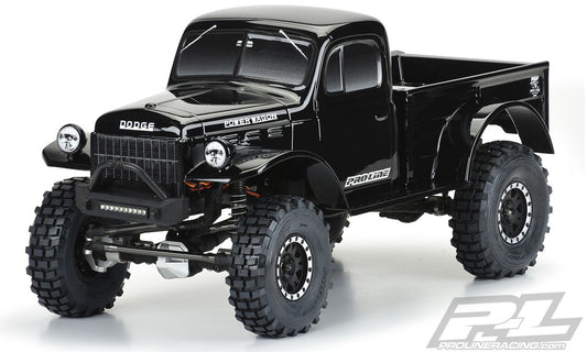 PROLINE 1946 Dodge Power Wagon Tough-Colour Black Body for 12.3in Crawler - PRO349918