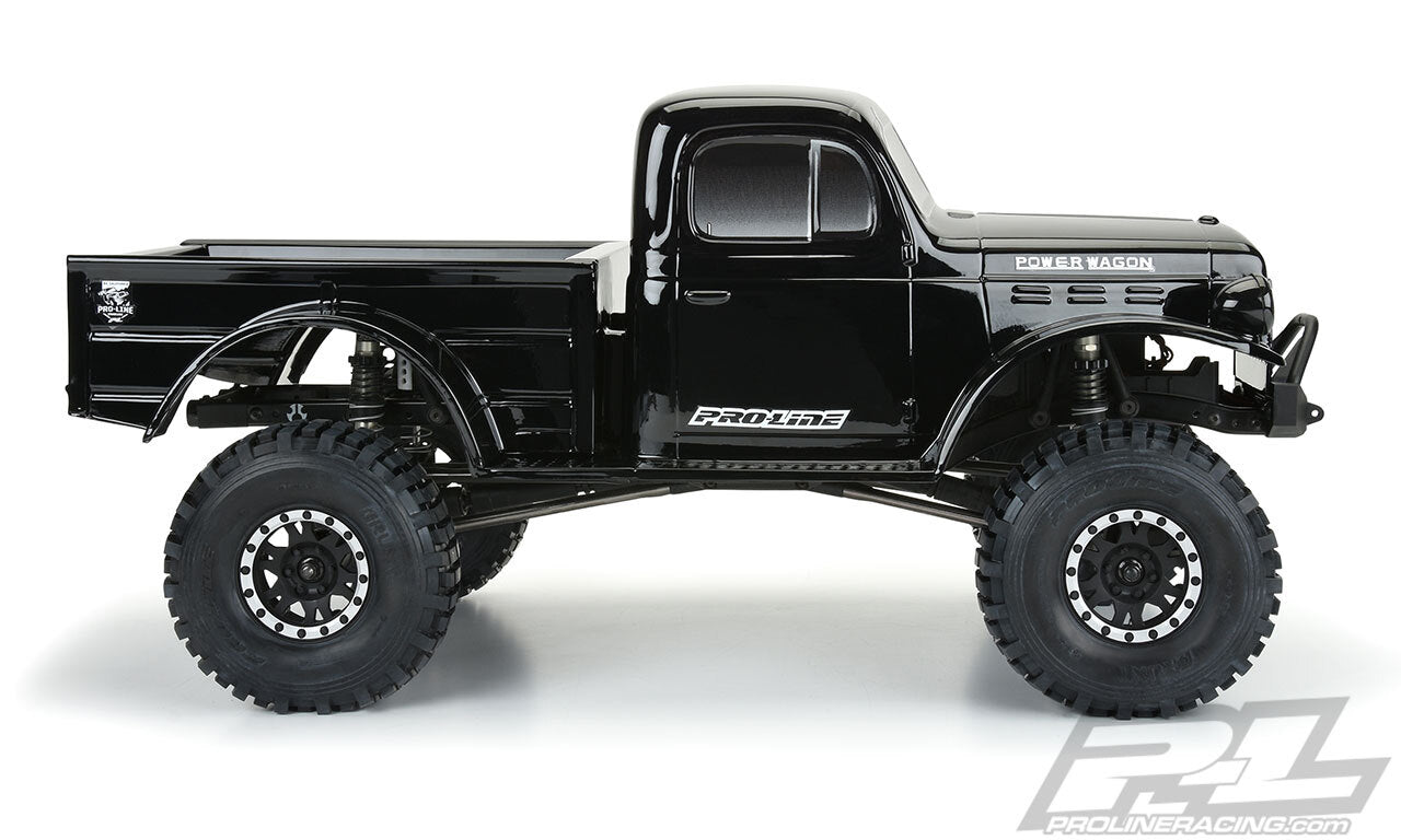 PROLINE 1946 Dodge Power Wagon Tough-Colour Black Body for 12.3in Crawler - PRO349918