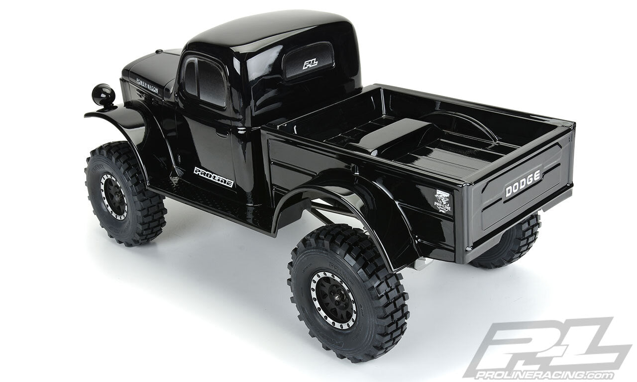 PROLINE 1946 Dodge Power Wagon Tough-Colour Black Body for 12.3in Crawler - PRO349918