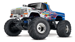 TRAXXAS BIGFOOT MONSTER TRUCK Flame with TQ 2.4Ghz Radio, Brushed Motor Driveline, Battery and Charger - 36034-1FLME
