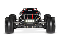 TRAXXAS RUSTLER 2wd STADIUM TRUCK Red/ Black w/ LED Lights, Battery & Charger 37054-61RBLK