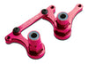 TRAXXAS Steering Bellcrank Assembly Pink Aluminium w/ Bearings - 3743P