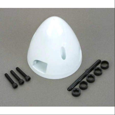 DUBRO 76.2mm 3-Blade Spinner White - DBR549