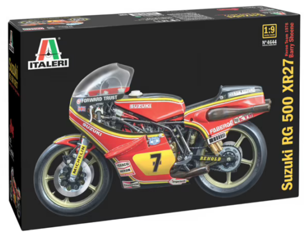 ITALERI Suzuki RG 500 XR27 Team Heron Barry Sheene 1978 1:9 - 4644S