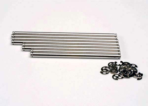 TRAXXAS Suspension Pin Set  w/ E-Clips 8pcs - 4939X