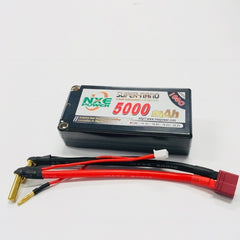 NXE 5000mah 7.4v 100c Shorty Lipo Battery Hard Case - 5000HC1002SDEAN