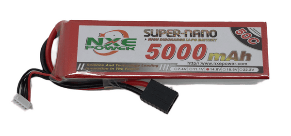NXE 5000mah 14.8v 50C 4S Lipo Battery Soft Case suit Traxxas Maxx - 5000SC504STRX