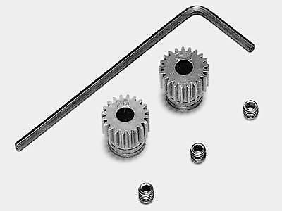 TAMIYA 20T, 21T 0.4P Pinion Gears w/ Allan Key - 53101