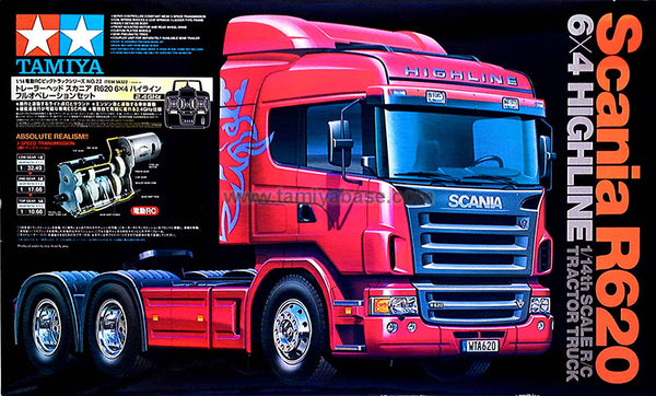 TAMIYA SCANIA R620 6x4 HIGHLINE Tractor Truck Kit 1:14 - T56323