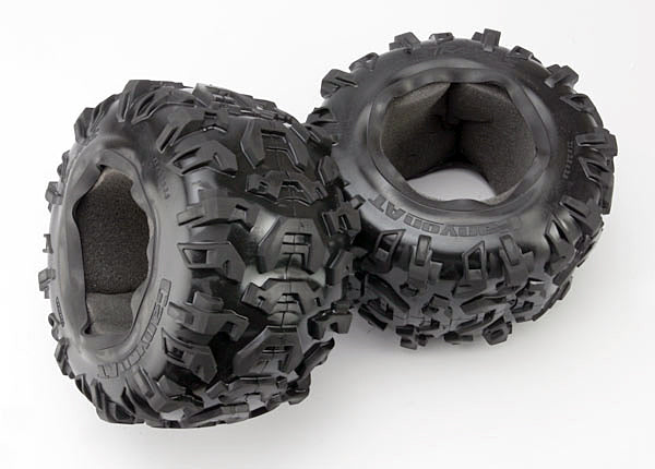 TRAXXAS Canyon AT 3.8in Dirt/ Mud Tyres & Foams 2pcs - 5670