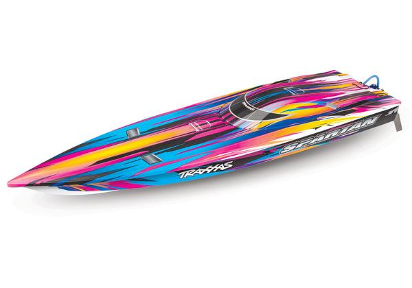 TRAXXAS SPARTAN BRUSHLESS BOAT 36in Pink 57076-4PINK