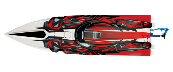 TRAXXAS SPARTAN BRUSHLESS BOAT 36in Red 57076-4REDX