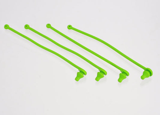 TRAXXAS Body Clip Retainer Green 4pcs - 5753