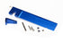 TRAXXAS Rudder w/ Arm & Hinge Pin Blue Aluminium - 5779
