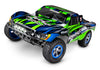 TRAXXAS SLASH 2wd Short Course Truck Green w/ LED Lights, 2.4Ghz Radio, Brushed Motor & ESC, Battery & Charger - 58034-61GRN