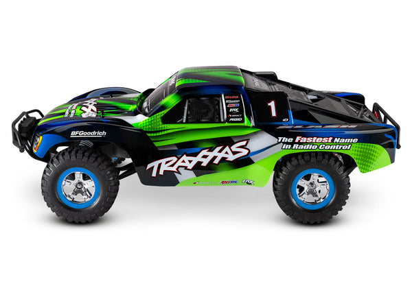 TRAXXAS SLASH 2wd Short Course Truck Green w/ LED Lights, Battery & Charger - 58034-61GRN