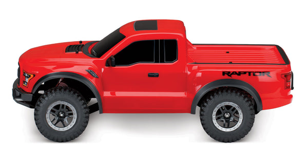 TRAXXAS Ford F-150 Raptor 2wd Red Short Course Truck w/ Brushed Motor, Battery & Charger- 58094-1RED