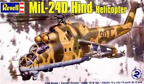 REVELL MIL-24 HIND HELICOPTER 1:48 - 5856