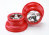 TRAXXAS SCT Wheels Chrome w/ Red Beadlock 2pcs - 5868
