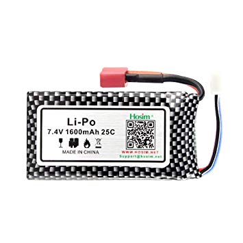 Lipo Battery 1600mah 7.4V w/ Deans Plug - 9125-DJ02