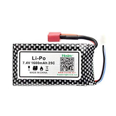 TORNADO 1600mah 7.4V Lipo Battery Deans Plug - 9125-DJ02