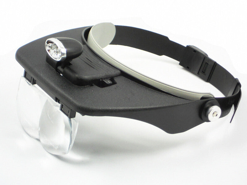 DELTA Magnifying Visor w/ 4x Interchangable Lenses & LED Light - DL62003