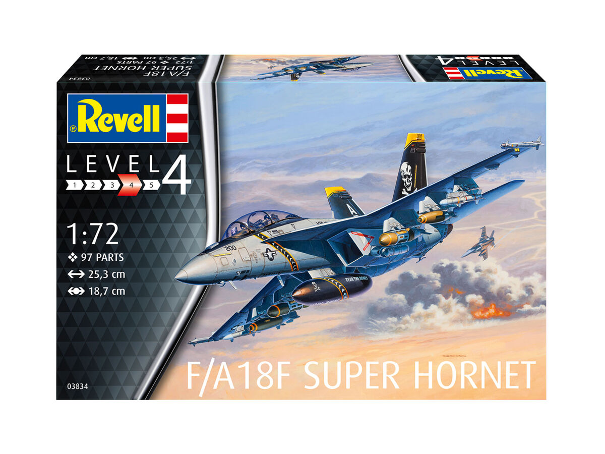 REVELL F/A 18F Super Hornet Gift Set 1:72 - 63834