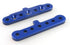 HBX Front Lower Suspension Pin Mount Blue Aluminium 2pcs - HBX-6588-H003