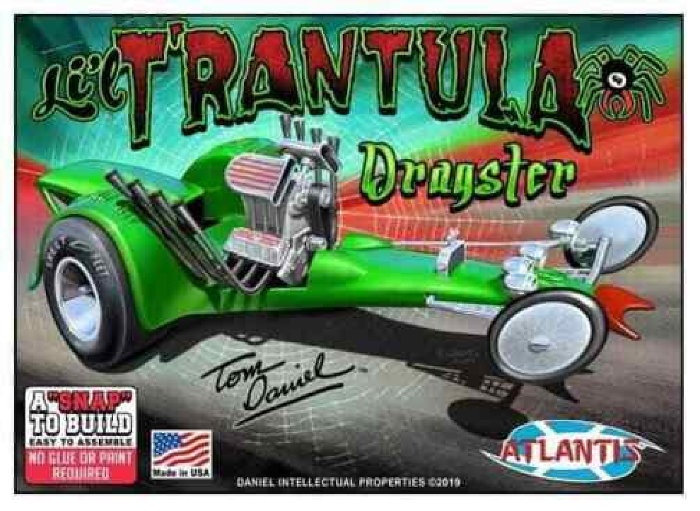ATLANTIS Snap Li'l Trantula Dragster Tom Daniel 1:32 - AMCM6651