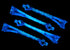 TRAXXAS LaTrax LED Lens Blue 4pcs - 6652