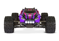 TRAXXAS RUSTLER 4WD STADIUM TRUCK Pink w/ LED Lights, Battery & Charger 67064-61PINK