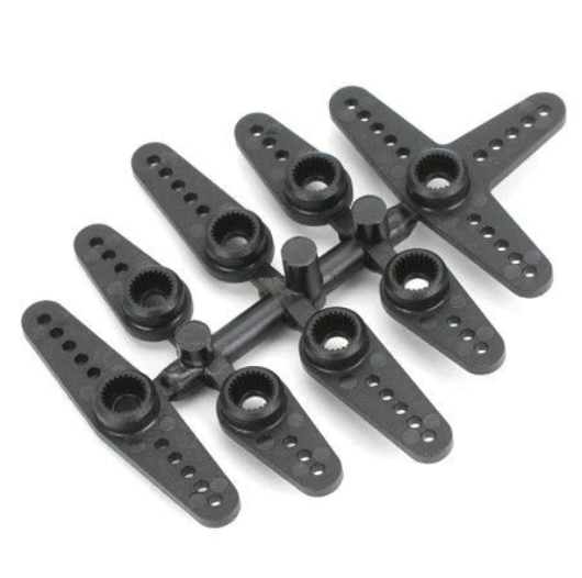 DUBRO 25T Super Saver Standard Nylon Servo Horns suit Futaba 8pcs - DBR673