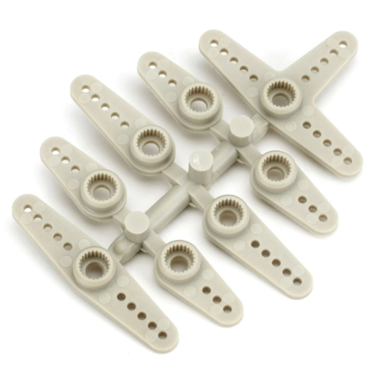 DUBRO 23T Super Saver Standard Nylon Servo Horns suit JR 8pcs - DBR674